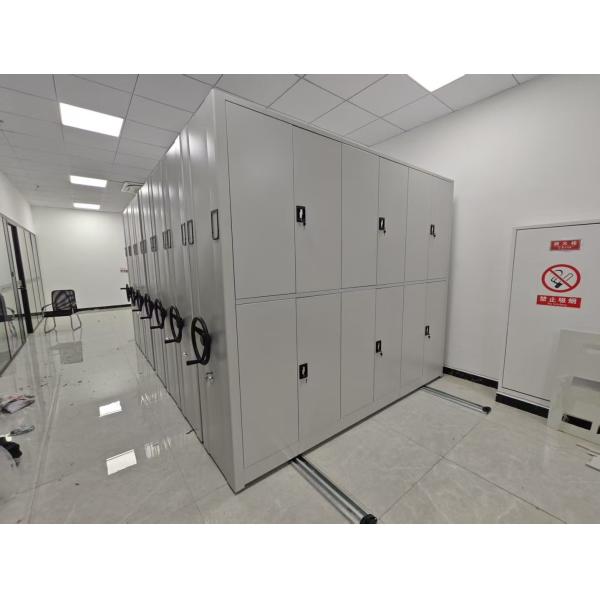 Steel Electric Mobile Racking 500kg/level-2000kg/level Automated Warehouse