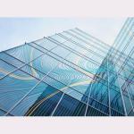 Low E Two Cavity Hollow Glass Curtain Wall Thermal Insulation