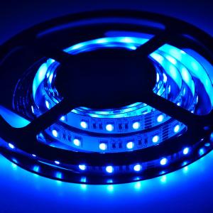 China Digital Free Led Ribbon Tape Light 5050 18W/M Lighting Flexible Lamp DC5V 10mm Width factory