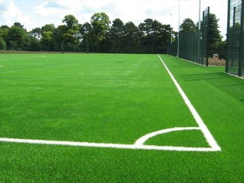 60mm Football Artificial Grass UV Resistant PE Field Green