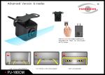 3G1P Lens 180 Degree Rear View Camera DC 12V Support 4 - Way Video Recording And