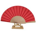 Free Design Wooden Fan 21cm or Customize Perfect for Business Gift and Promotion