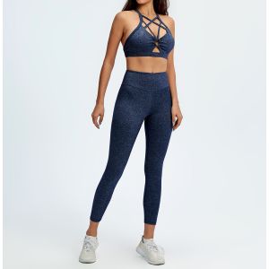 Custom Logo Label Breathable Leggings Sexy Yoga Suit Quality Manufacturer