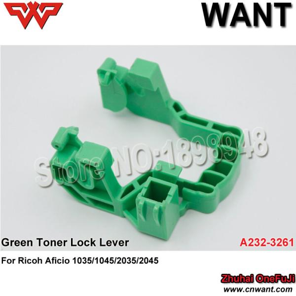A2323261,A232-3261,Green Toner Lock Lever / Cam Handle For Ricoh Aficio AF1035,AF1045,AF2035,AF2045 Toner supply handle