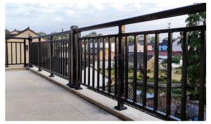 China Galvanized Finish Protective Zinc Steel Railing For Housing Projects Schools factory