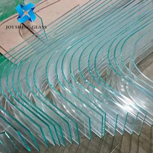 China 3/4 Inch Clear Bent Toughened Glass 19mm Curved Tempered Glass factory