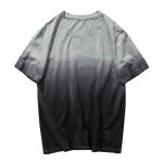 Customized fashion short sleeve cotton plain wholesale change color t shirts