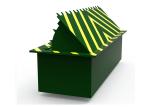 Hydraulic Control Security Road Blocker Spray Anti-Rust Paint With LED Light