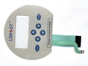 China Highly Versatile ESD Membrane Panel Switches For Chemical Resistance With Waterproof Back Adhesive factory