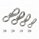 Stainless Steel 316 Mini Rigid Swivel Eye Snap Hook For Marine Quick Linking