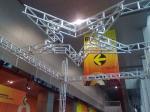 Silver Square 5 Stars Stage Lighting Truss 300 x 300 For Performance