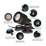 IP66 COB Outdoor waterproof Low Voltage Lights insert garden spot lawn lights