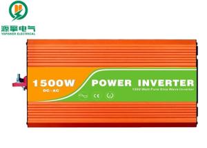 China Compact High Frequency Pure Sine Wave Inverter With Dual AC Outlets And One USB Port factory