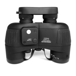 China Rangefinder Bak4 Prism 7x50 10x50 Binoculars Telescope IPX7 Waterproof With Compass factory