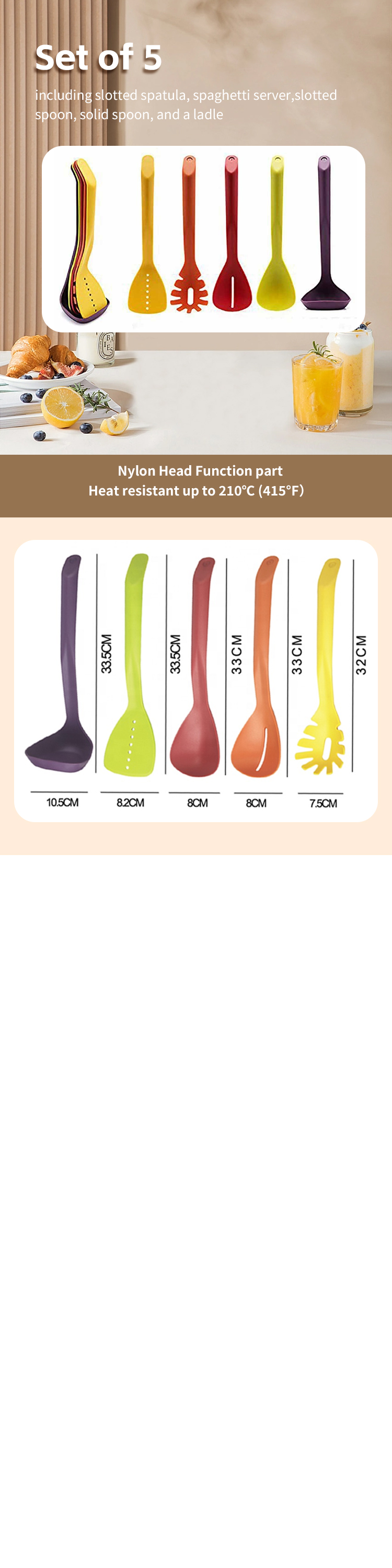 Kitchen Cookware Tools Sustainable Multi Function Utensils for Small Kitchens