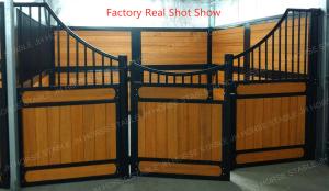 China 50x50mm Hdpe Board Horse Stable Partitions With Bamboo Equine Stall Plank factory