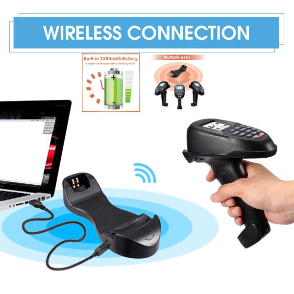 China Infrared 5mil 2D 2.4GHz Portable Qr Scanner factory
