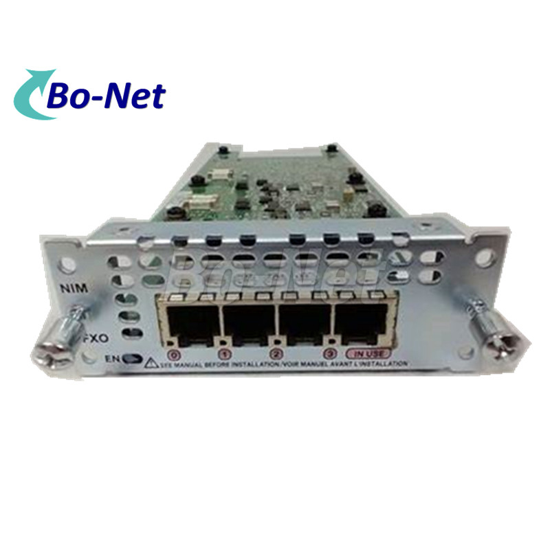 CISCO NIM-4FXO 4300 series router New in Box 4 Port Networking Voice Interface Hub Card Module