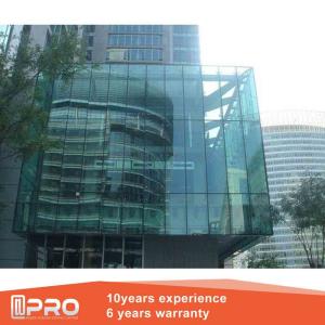 China Heatproof Structural Glazing Curtain Wall , Thermal Break Spider Curtain Wall factory