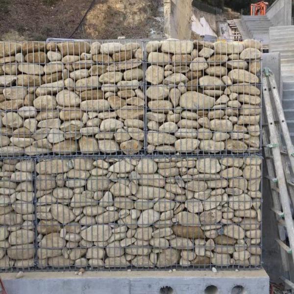 China Iron Steel 5mm Slope Protection Welded Mesh Gabion Wall factory