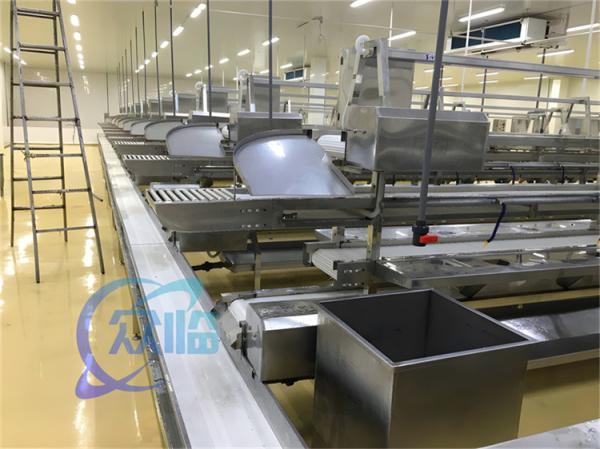 1506kg Seafood Production Line Stainless Steel Custom Workbench Fish And Shrimp