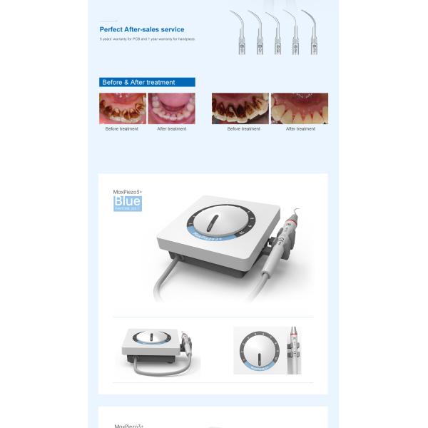 Autoclavable Dental Ultrasonic Scaler Medical Portable Piezo Electric Scaler