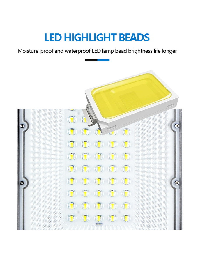 KCD Powerful 3000 Lumens High Power LED Solar Street Lamp Garden Road Luminaria 300w Outdoor Wholesale Solar Sensor