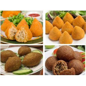 Desktop Automatic Kubba Kibbeh Encrusting Machine For Bakery Equipment