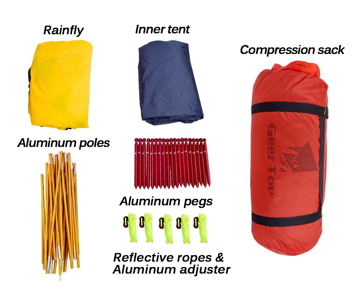 20D Nylon Ultralight Backpacking Tent
