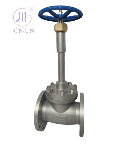 CF3/CF8 DN40 Stainless Steel Flanged Cryogenic Globe Valve SS304/SS316 For LNG