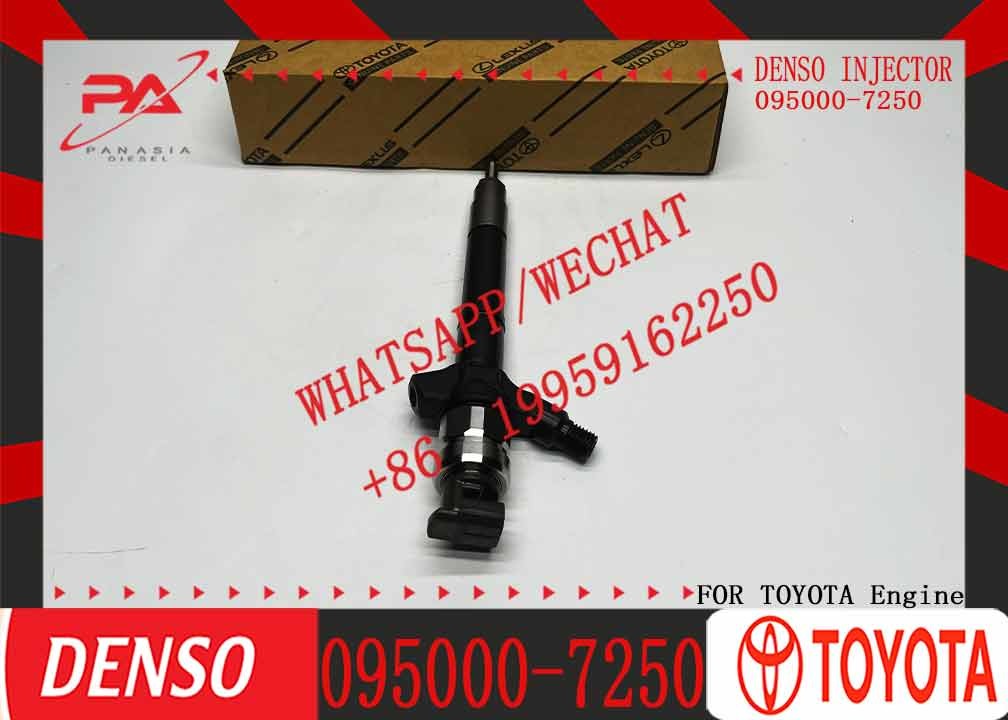 2AD-FTV Auto Engine Parts Injector 095000-7250 Diesel Fuel Nozzles Injector 095000 7250 0950007250 for Toyota Avensis