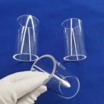 High Temperature Resistance 1100 Degrees Custom Quartz Glass Tube