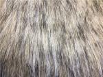 Natural Flax Womens Faux Fur Gilet , Collarless V Neck Coat TW74298