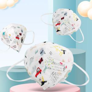 China Children'S FFP2 Protective Mask Valveless Disposable Earloop Mask factory