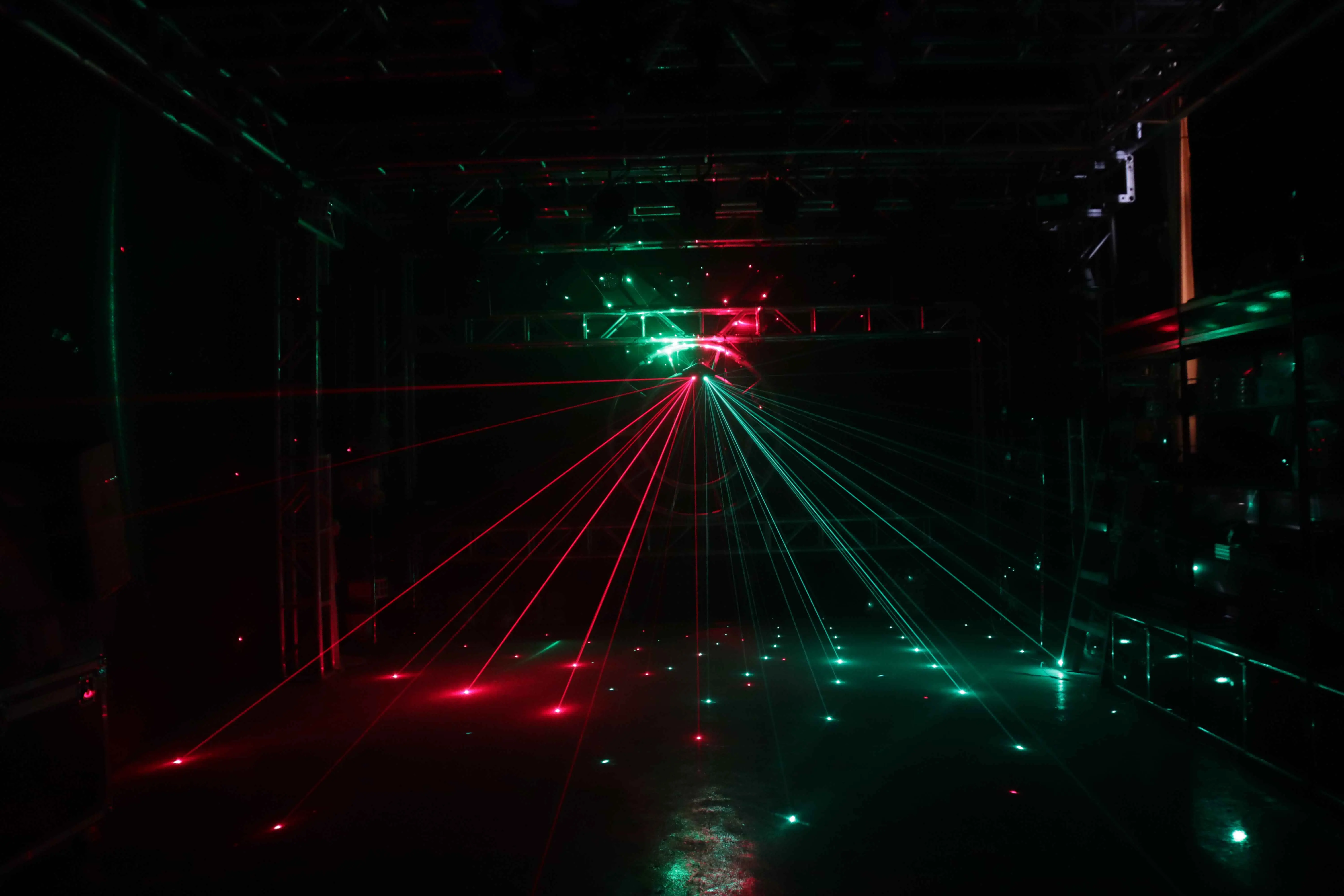 IP33 Rated Multi Laser Light Mini 3W RGB For Outdoors Full Color Animation Disco