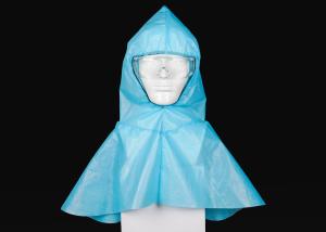 China One Size Fits PE PP Non Woven Cap / Hospital Nurse Hood Hat Disposable Head Cover factory