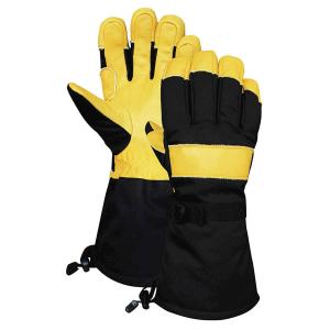 China Deer Leather Womens Leather Ski Gloves factory
