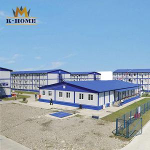 China Customized Remote Location Temporary Dormitory Sandwich Panel Container House factory