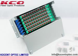China FC SC LC Patch Panel Fiber Optic Terminal Box Steel 72 Core Distribution Unit Durable factory