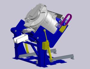 China 1000KG Molten Aluminum Transfer Ladles Essential Equipment For Smooth Aluminum Transfer factory