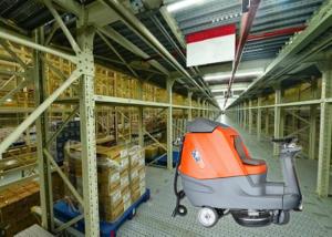 China Big Shape Battery Powered Floor Scrubber Dryer Machine To Clean Larger Warehouse Or Shopping Mall factory