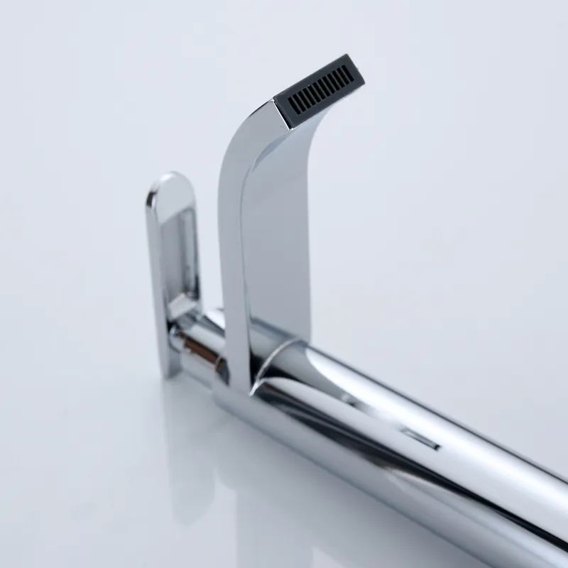 Bathroom Faucet With Diverter Single Hole Deck Mounted Hot And Cold Sink Water Mixer Tap