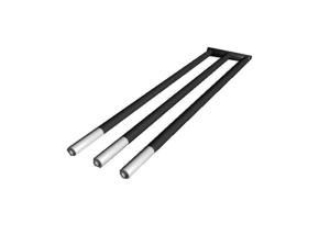 China W Shape Sic Heating Elements High Performance For Powder Metallurgy / Glass factory