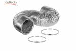 Double Layer Dryer Vent Hose Aluminum Flexible Duct 10 Feet Ventilation Kit 2