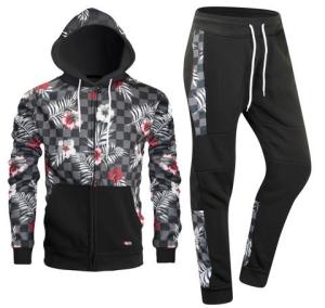 China Custom fully print design popular mens sublimation tracksuit factory