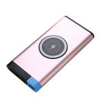 High Quality Gold Color 10000mAh Polymer Battery QI Wireless Charger Power Bank