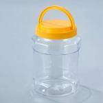 1000ml 2000ml Food Plastic Bottle Containers Packaging 2kgs PET Wide Mouth Jar