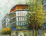 Classic Style 100% Hand - Made Contemporary Paris Oil Painting Flexible Neo