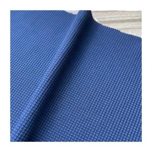 China 100% Polyester Waffle Weft Knitted Jersey Fabric Suppliers for Casual Sportswear factory