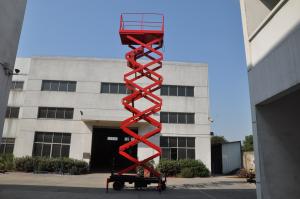 China 450Kg Load Hydraulic Mobile Scissor Lift factory